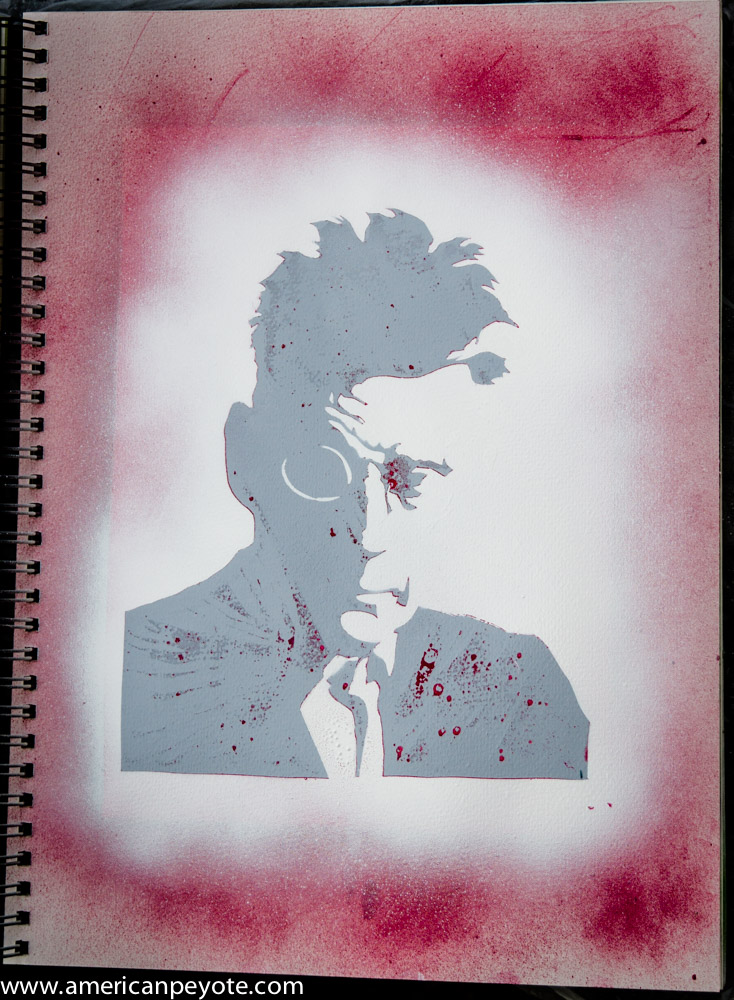 Samuel Beckett Stencil
