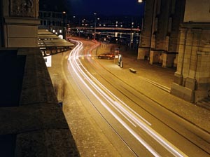 Zurich Night Limmatstrasse GA645